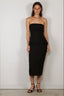 Rotate - Top - Peplum Bustier Top - Black
