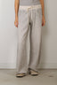 R13 - Broek - Relaxed Darted Sweatpant - Heather Grey / Oatmeal