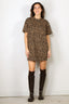 Anine Bing - Jurk- Beth Mini Dress - Leopard