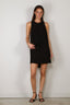 Rotate - Jurk - Crepe Mini A-Line Dress - Black