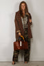 R13 - Jacket - Oversized Hooded Jacket - Khaki Red Check