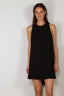 Rotate - Jurk - Crepe Mini A-Line Dress - Black