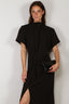 Rotate - Jurk - Maxi Slit Dress - Black