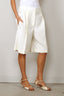 RÓHE - Short - Tailored Single Pleat Shorts - Off White