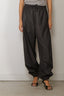 RÓHE - Broek - Balloon Track Pants - Dark Grey Melange