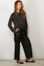 Francoise - Shirt - Constance - Polka Dot Black White