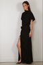 Rotate - Jurk - Maxi Slit Dress - Black