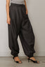 RÓHE - Broek - Balloon Track Pants - Dark Grey Melange