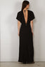 Rotate - Jurk - Maxi Slit Dress - Black
