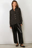 Francoise - Shirt - Constance - Polka Dot Black White