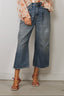 R13 - Jeans - Cropped Wide Leg Jean - Leo Blue