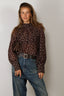 SoSue - Blouse - Dotty - Brown Ecru
