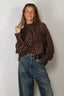 SoSue - Blouse - Dotty - Brown Ecru