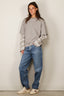 BYLOTTE Studios - T-shirt - Hailey Tee - Grey Melange