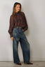 SoSue - Blouse - Dotty - Brown Ecru