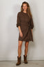 Lisa Yang - Jurk - Abrielle - Dark Truffle