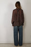 SoSue - Blouse - Dotty - Brown Ecru