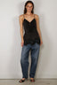 Rotate - Top - Camisole Lace Top - Black