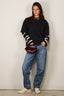 BYLOTTE Studios - Top - Ivy Longsleeve - Navy / White / Bordeaux