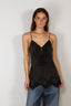 Rotate - Top - Camisole Lace Top - Black