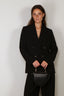 Vince - Blazer - Crepe Double Breasted Blazer - Black