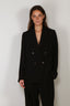 Vince - Blazer - Crepe Double Breasted Blazer - Black