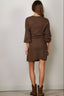 Lisa Yang - Jurk - Abrielle - Dark Truffle