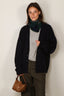 &Daughter - Sjaal - Argyle Foulard - Holly / Navy / Derby / Smalt