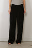 Vince - Broek - Drop Waist Pleated Crepe Trouser - Black