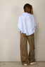 BYLOTTE Studios - Blouse - Olivia Shirt - Blue / White striped