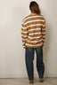 BYLOTTE Studios - Top - Lily Longsleeve - Brown Striped