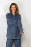 
Tibi - Blouse - Stretch Denim Easy Shirt - Classic Wash
