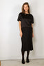 Lisa Yang - Rok - Midi Skirt - Midnight