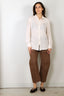 Ralph Lauren - Blouse - Classic Long Sleeve Button Front Shirt - Antique Cream