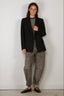 RÓHE - Blazer - Fitted Tuxedo Blazer - Black