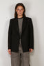 RÓHE - Blazer - Fitted Tuxedo Blazer - Black