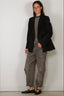 RÓHE - Blazer - Fitted Tuxedo Blazer - Black