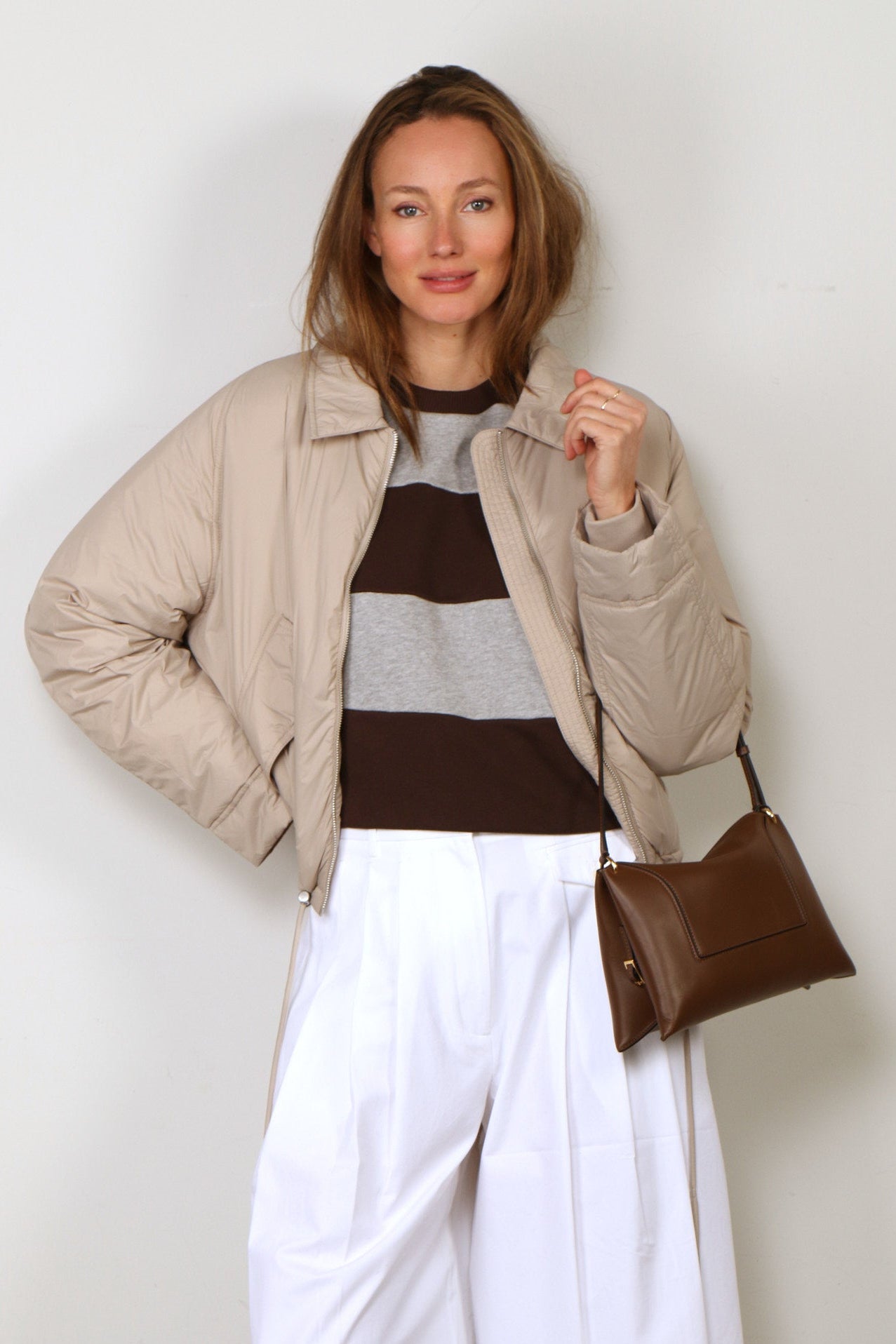 Shop Closed - Jacket - Sportive Blouson - Clay Beige - BYLOTTE