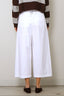 Tibi - Broek - Bio twill triple pleat cropped pant - Optic White