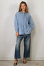 Suzie Kondi - Blouse - Kappa Button-Up Shirt Denim - Okeanos