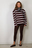 BYLOTTE Studios - Top - Lily Longsleeve - Bordeaux / White / Navy