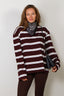 BYLOTTE Studios - Top - Lily Longsleeve - Bordeaux / White / Navy