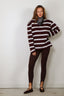 BYLOTTE Studios - Top - Lily Longsleeve - Bordeaux / White / Navy