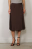Vince - Rok - Pull On Slip Skirt W/ Lace Trim - Iron