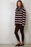 BYLOTTE Studios - Top - Lily Longsleeve - Bordeaux / White / Navy