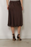 Vince - Rok - Pull On Slip Skirt W/ Lace Trim - Iron