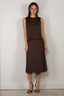 Vince - Rok - Pull On Slip Skirt W/ Lace Trim - Iron