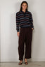 Johny - Broek - Andre Recycle Silk Pant - Burgundy