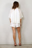 Forte_Forte - Blouse - Habotai Silk Half Sleeves Shirt - Butter