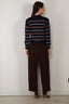 Johny - Sweater - Gino Polo Long Sleeve - Blue/Burgundy